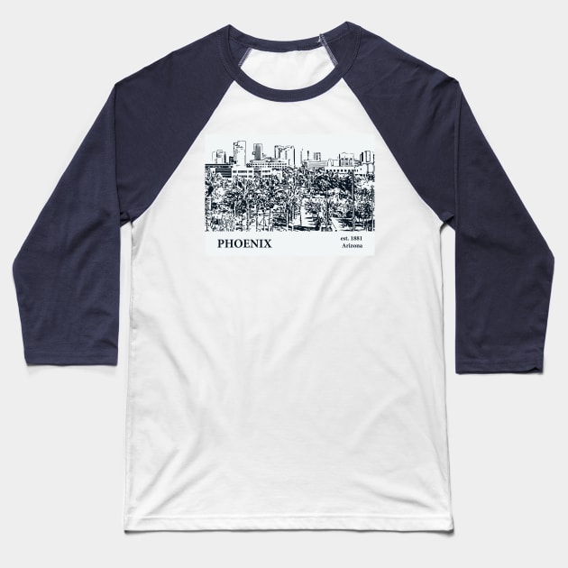 Phoenix - Arizona Baseball T-Shirt by Lakeric